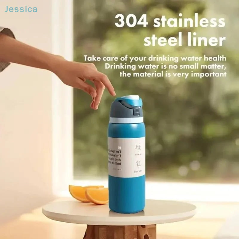 ☆Stainless Steel Thermal Mug Portable Sports Water Bottle Thermos Vacuum Flasks & Thermoses Water Bottle